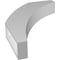 Ekena Millwork 3 1/2-in. W x 18-in. D x 26-in. H Thorton Architectural Grade PVC Knee Brace BRCP035X18X26THR - alternate 5